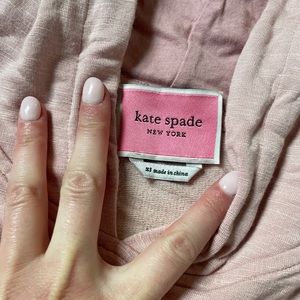 Kate Spade Pink Ruffle Sweatshirt